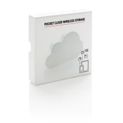 Kieszonkowy dysk bezprzewodowy 16GB, chmura - biały (P300.133)