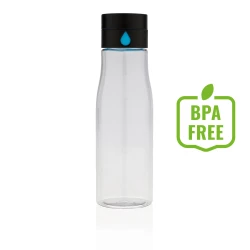 Butelka monitorująca ilość wypitej wody 600 ml Aqua - neutralny (P436.890)
