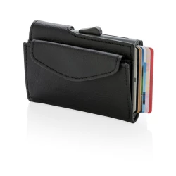 Portfel, etui na karty kredytowe C-Secure, ochrona RFID - czarny (P820.611)