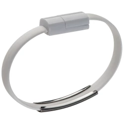 Opaska z portami USB i mikro USB - biały (2039806)