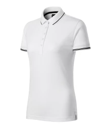 Perfection plain koszulka polo damska biały M (2530014)