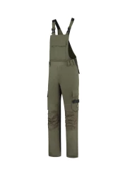 Bib & Brace Twill Cordura spodnie robocze ogrodniczki unisex army 54 (T67TA54)