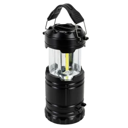 Lampka kempingowa ze światłem COB Air Gifts, latarenka, latarka - czarny (V4898-03)