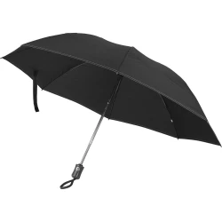 Odwracalny, składany parasol automatyczny - czarny (V0667-03)
