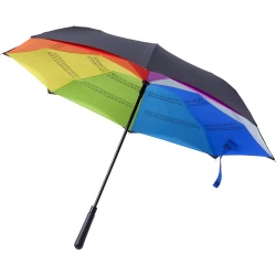 Odwracalny parasol automatyczny - wielokolorowy (V0671-99)