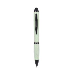 Bambusowy długopis, touch pen - jasnozielony (V1933-10)