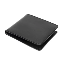 Skórzany portfel Mauro Conti, ochrona RFID - czarny (V4853-03)