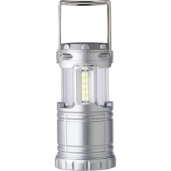 Lampka kempingowa COB, latarenka - srebrny (V9760-32)