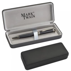 Długopis metalowy Mark Twain - czarny (1061203)