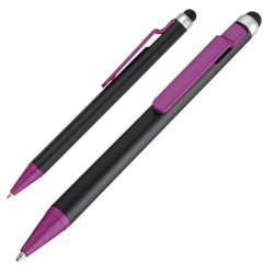 Długopis z touch penem FLORIDA - fioletowy (332812)
