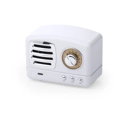 Głośnik bezprzewodowy 3W w stylu retro, radio - biały (V0303-02)