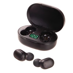 Bezprzewodowe słuchawki douszne - czarny (V0352-03)
