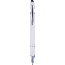 Długopis, touch pen - biały (V1917-02)