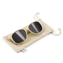 Okulary przeciwsłoneczne B'RIGHT ze słomy pszenicznej - neutralny (V7375-00)