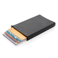 Etui na karty kredytowe, ochrona RFID - czarny (P820.041)