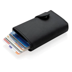 Etui na karty kredytowe, portfel, ochrona RFID - czarny (P850.341)