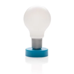 Stojąca lampka Push - niebieski, biały (P513.965)
