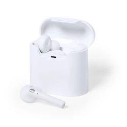 Bezprzewodowe słuchawki douszne - biały (V0144-02)