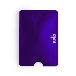 Etui na kartę kredytową, ochrona RFID - fioletowy (V0486-13)