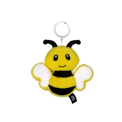 Pluszowa pszczoła RPET z chipem NFC, brelok | Zibee - żółty (HE795-08)
