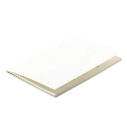 Notatnik A5, papier z nasionami - biały (V2722-02)