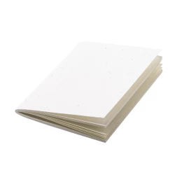 Notatnik A6, papier z nasionami - biały (V0242-02)