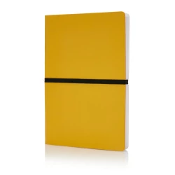 Notatnik A5 Deluxe, miękka okładka - żółty (P773.026)