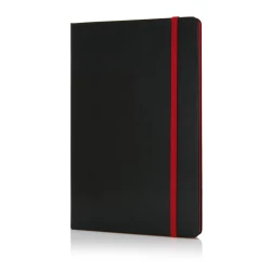 Notatnik A5 Deluxe - czerwony, czarny (P773.304)
