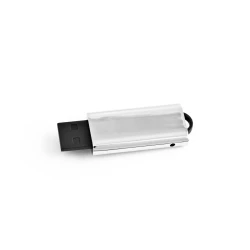 Wysuwana pamięć USB - srebrny (V3086-32/CN)
