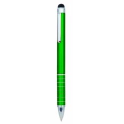 Długopis, touch pen - zielony (V3245-06)