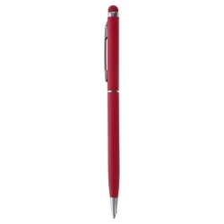 Długopis, touch pen - czerwony (V1637-05)