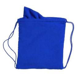 Worek ze sznurkiem, ręcznik - niebieski (V8453-11)