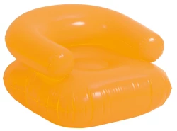 Dmuchany fotel plażowy - pomarańczowy (V8610-07)
