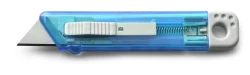 Nóż do tapet z mechanizmem zabezpieczającym - niebieski (V5633-11)