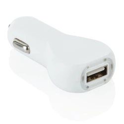 Ładowarka samochodowa USB - biały (P302.883)