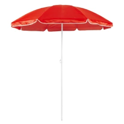 Parasol plażowy - czerwony (V9687-05)