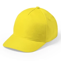 Czapka z daszkiem, rozmiar dziecięcy - żółty (V7159-08)