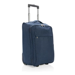 Walizka, składana torba podróżna na kółkach - niebieski (P787.025)