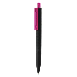Długopis X3 - różowy, czarny (P610.979)