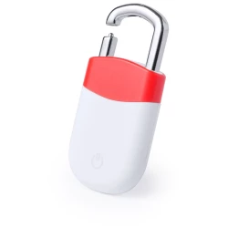 Bezprzewodowy wykrywacz kluczy, kłódka - czerwony (V3918-05)