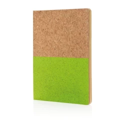 Korkowy, ekologiczny notatnik A5 - zielony (P773.927)