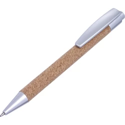 Długopis korkowy - srebrny (V1928-32)