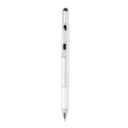 Długopis wielofunkcyjny 5 w 1 - szary, czarny (P221.562)
