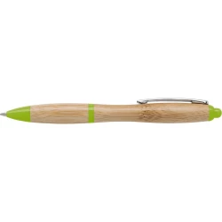 Bambusowy długopis - limonkowy (V1965-09)