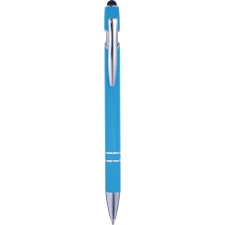 Długopis, touch pen - błękitny (V1917-23)