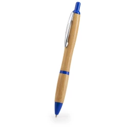 Bambusowy długopis - niebieski (V1974-11)