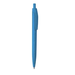 Długopis z włókien słomy pszenicznej - niebieski (V1979-11)