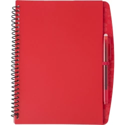 Notatnik ok. B5 z długopisem - czerwony (V2989-05)