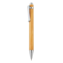 Bambusowy długopis - szary, szary (P610.329)