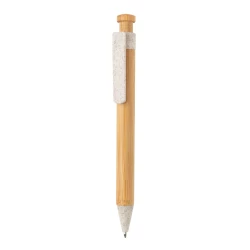 Bambusowy długopis - biały (P610.543)
